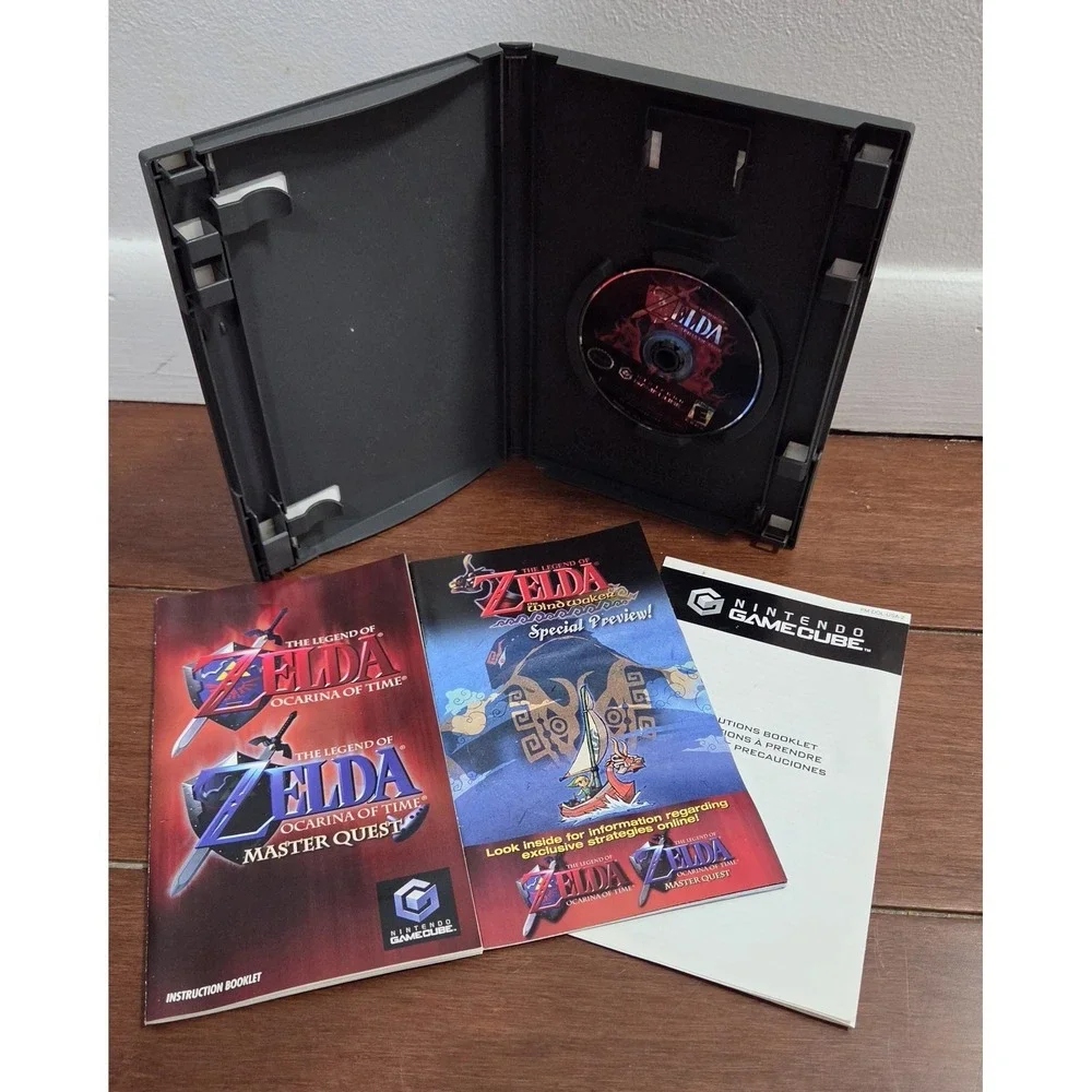 Nintendo Zelda Ocarina of Time Master Quest Two-Game Bonus Disc GameCube